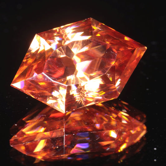 Hologram Crystal (Iron-Doped Lithium Niobate) faceted Stones
