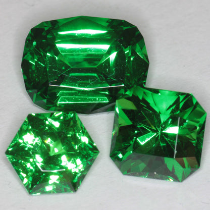 CTH YAG, Rods and Faceted Green Laser Garnet Loose Stones