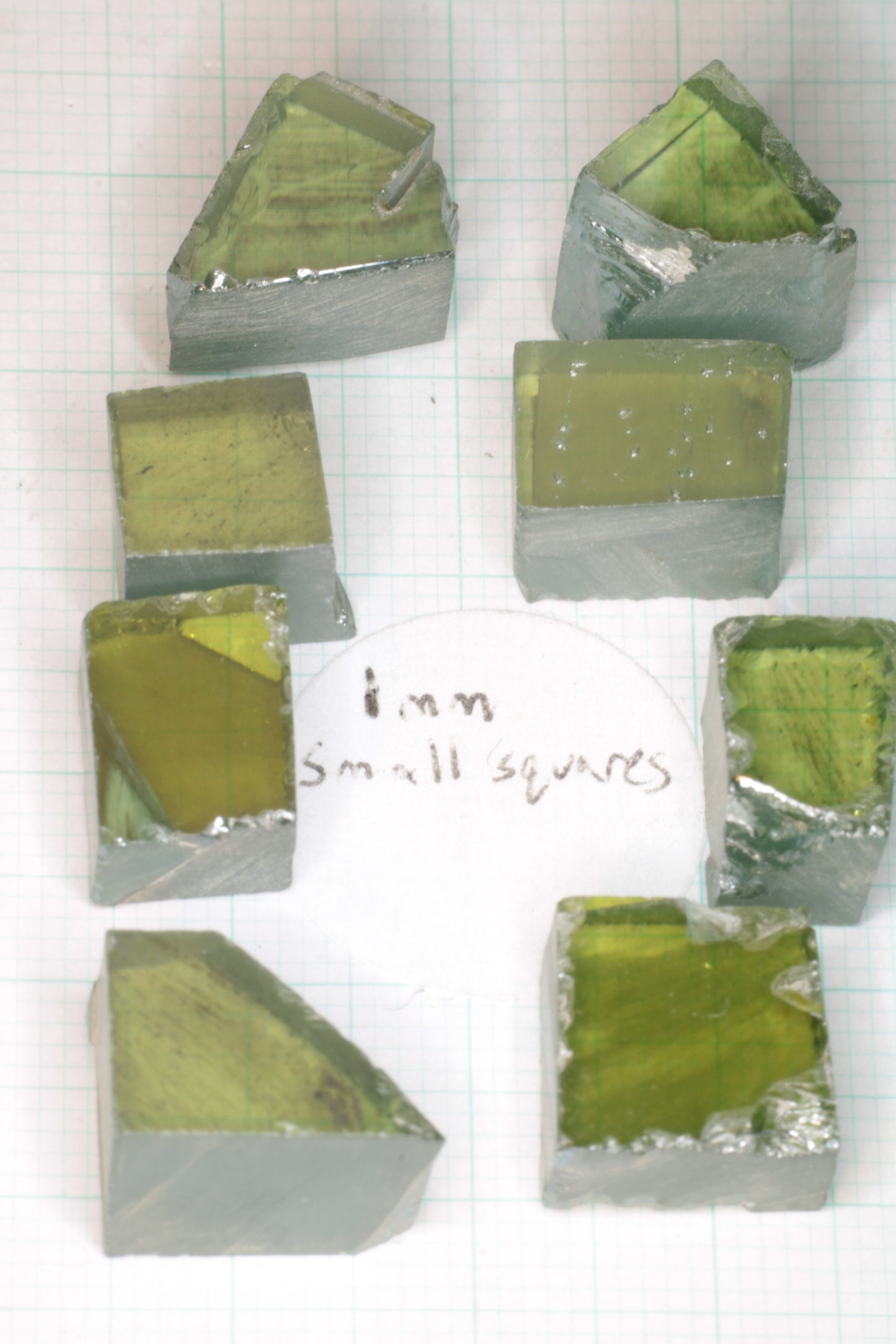 Dichroic Blue Yellow Moissanite Facet Rough