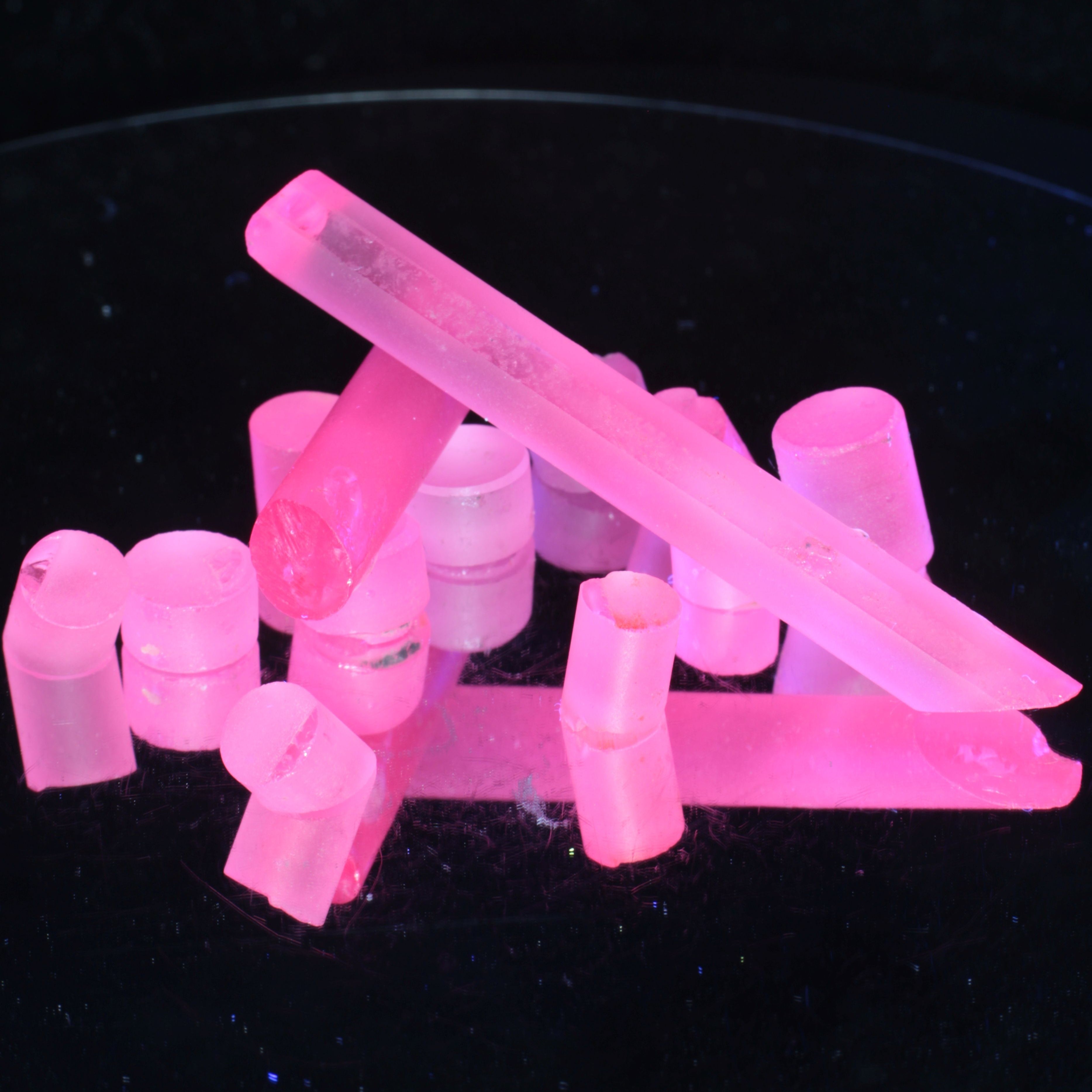 SDI/'Star Wars' Laser Ruby Rod Segments, Cold War Ruby – Turtle's Hoard
