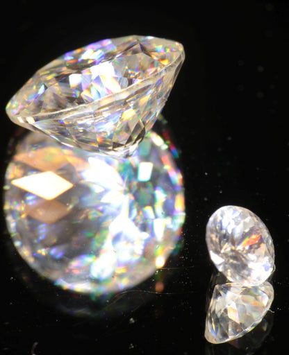 Lithium Niobate faceted Stones, Lab Created Gem of Science