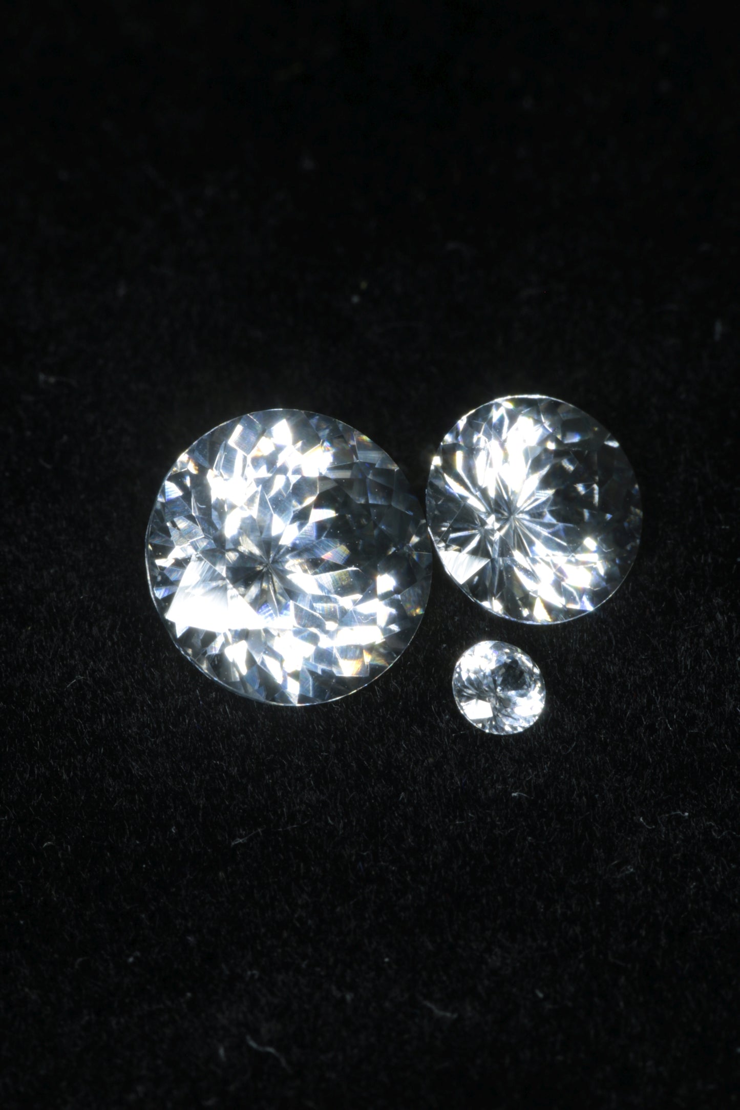 LYSO Faceted Loose Gems Blue Fluorescent Scintillator