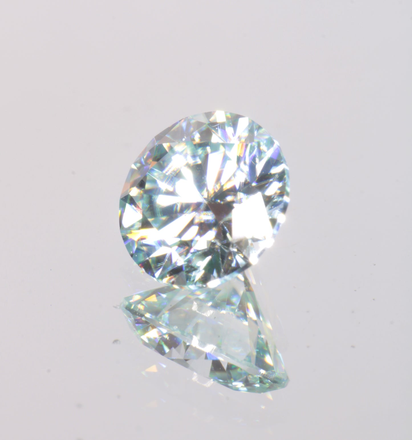 Near-Colorless Moissanite, Light Gold Moissanite Gems