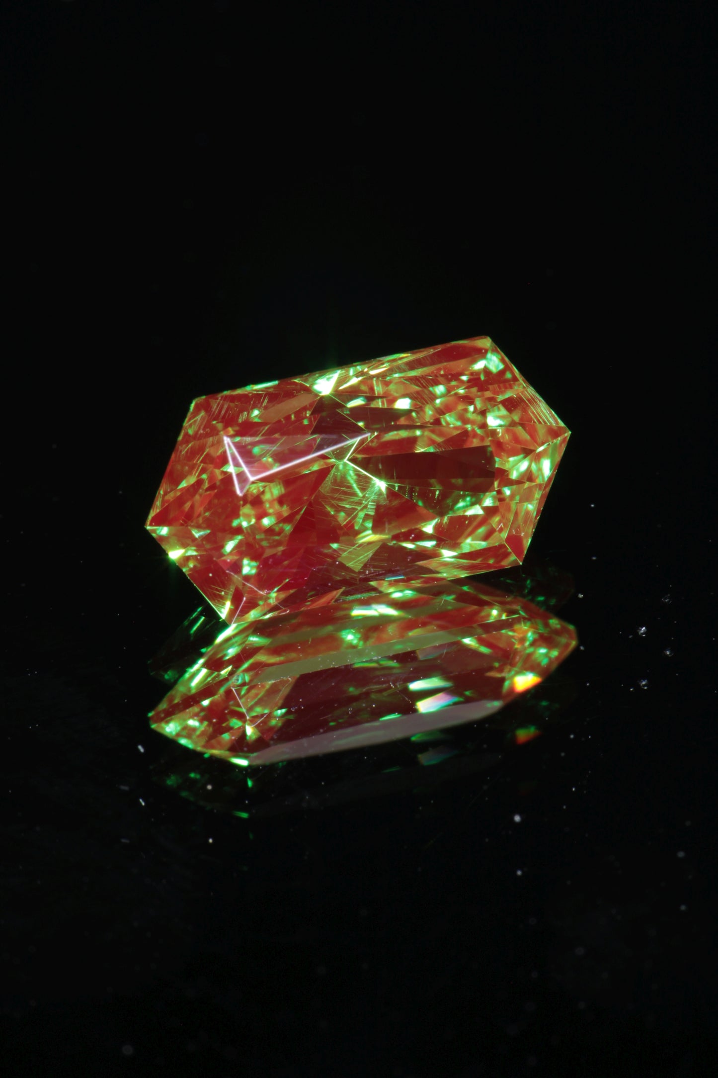 Space Laser Garnet Loose Gems, Fancy Cut Mars Rover Crystal