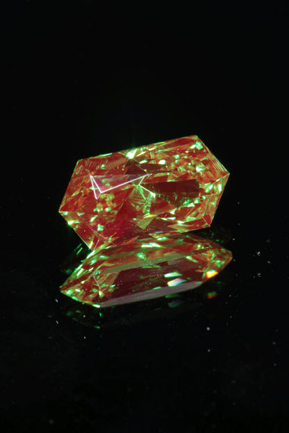 Space Laser Garnet Loose Gems, Fancy Cut Mars Rover Crystal