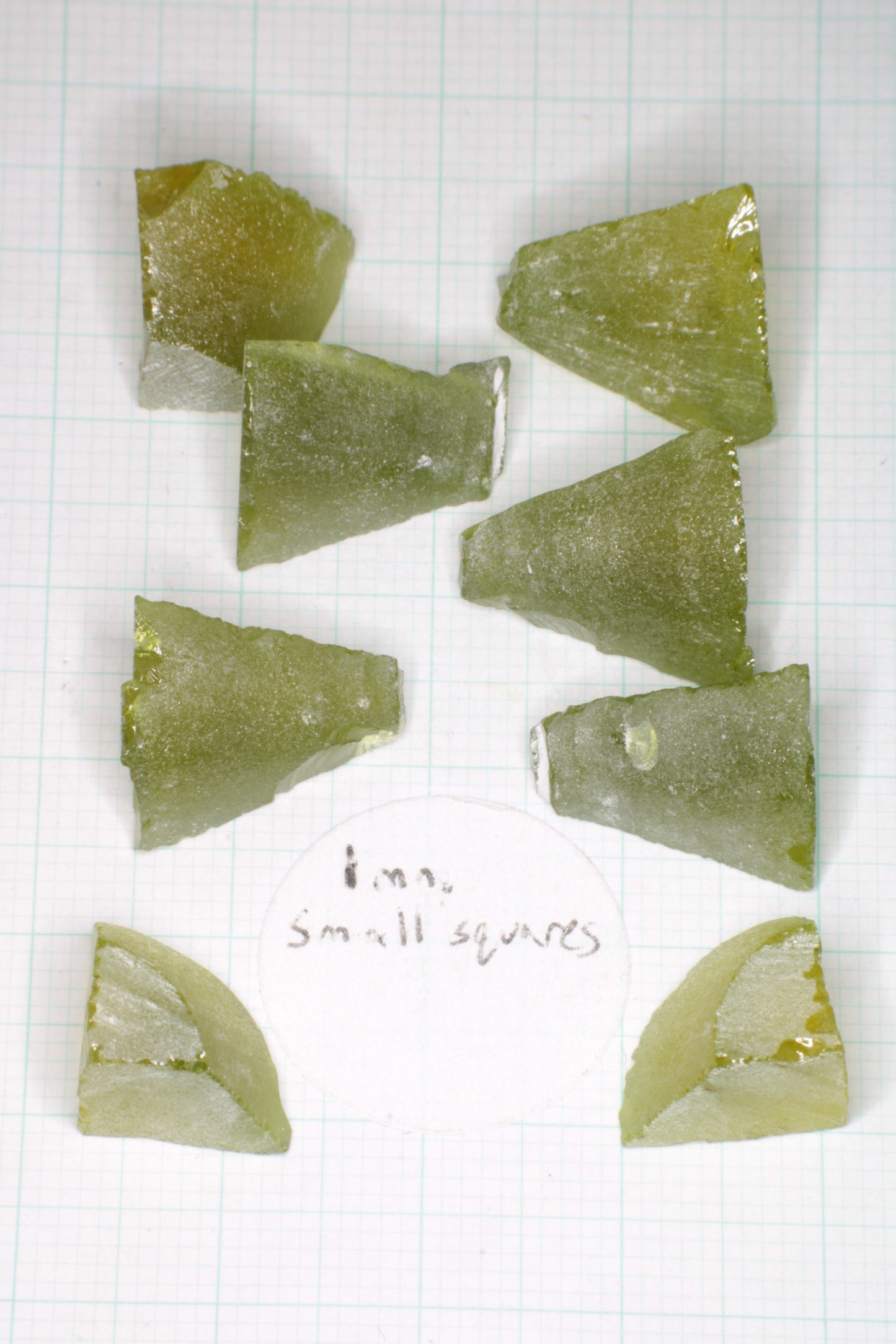 Zombie Garnet, Green Laser Garnet Facet Rough, Ce+?? YAG