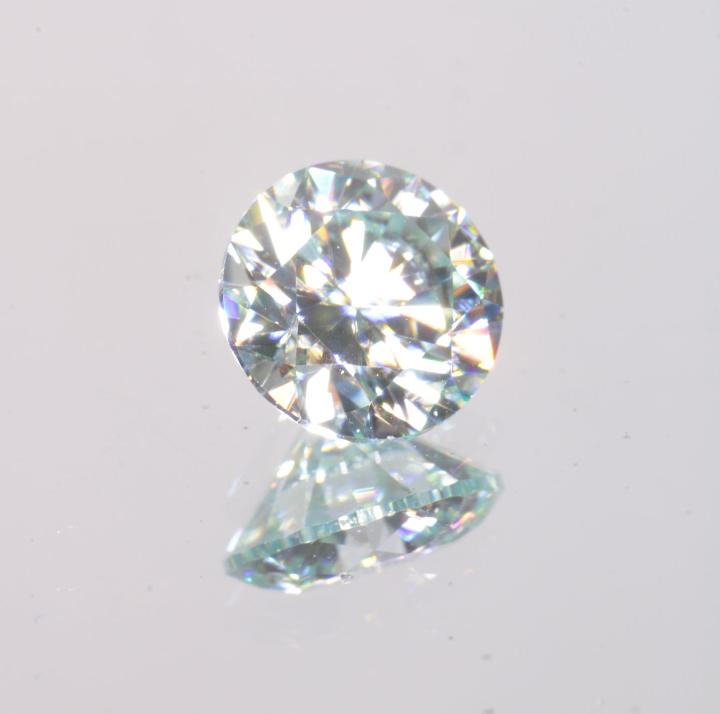 Near-Colorless Moissanite, Light Gold Moissanite Gems