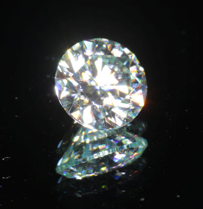 Near-Colorless Moissanite, Light Gold Moissanite Gems