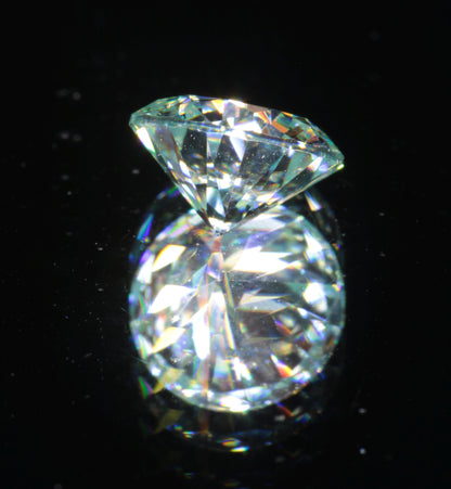Near-Colorless Moissanite, Light Gold Moissanite Gems
