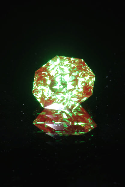 Space Laser Garnet Loose Gems, Fancy Cut Mars Rover Crystal