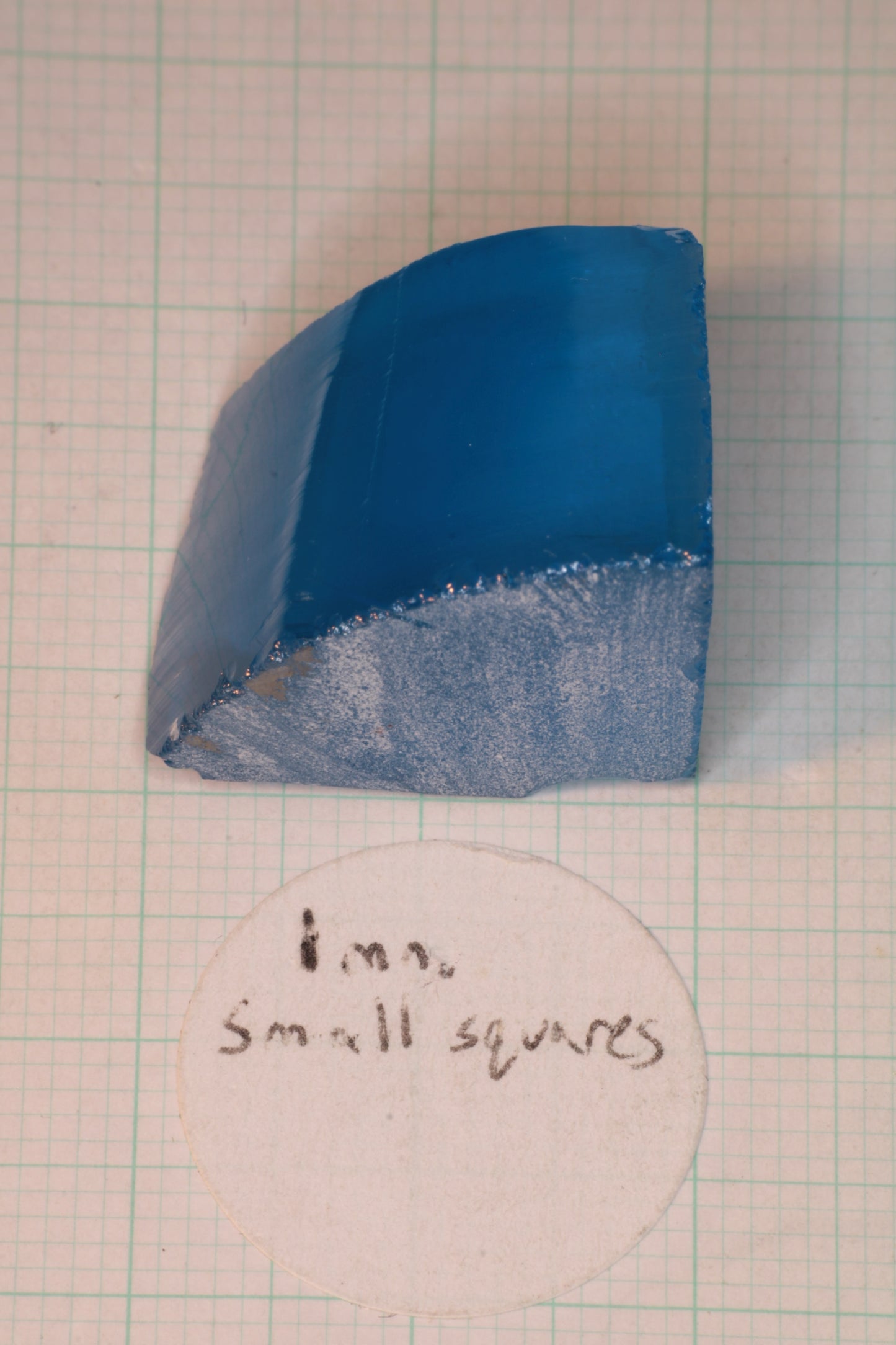 Vivid Aqua Laser Garnet Facet Rough, YbAG