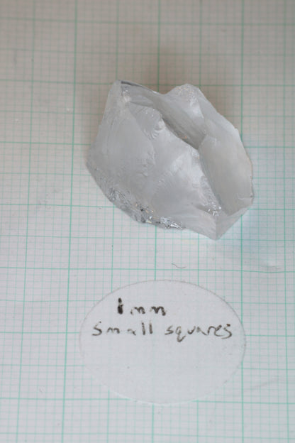 F-35 Fighter Jet Window Sapphire Facet Rough and Shards (F35 Gem)