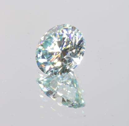 Near-Colorless Moissanite, Light Gold Moissanite Gems