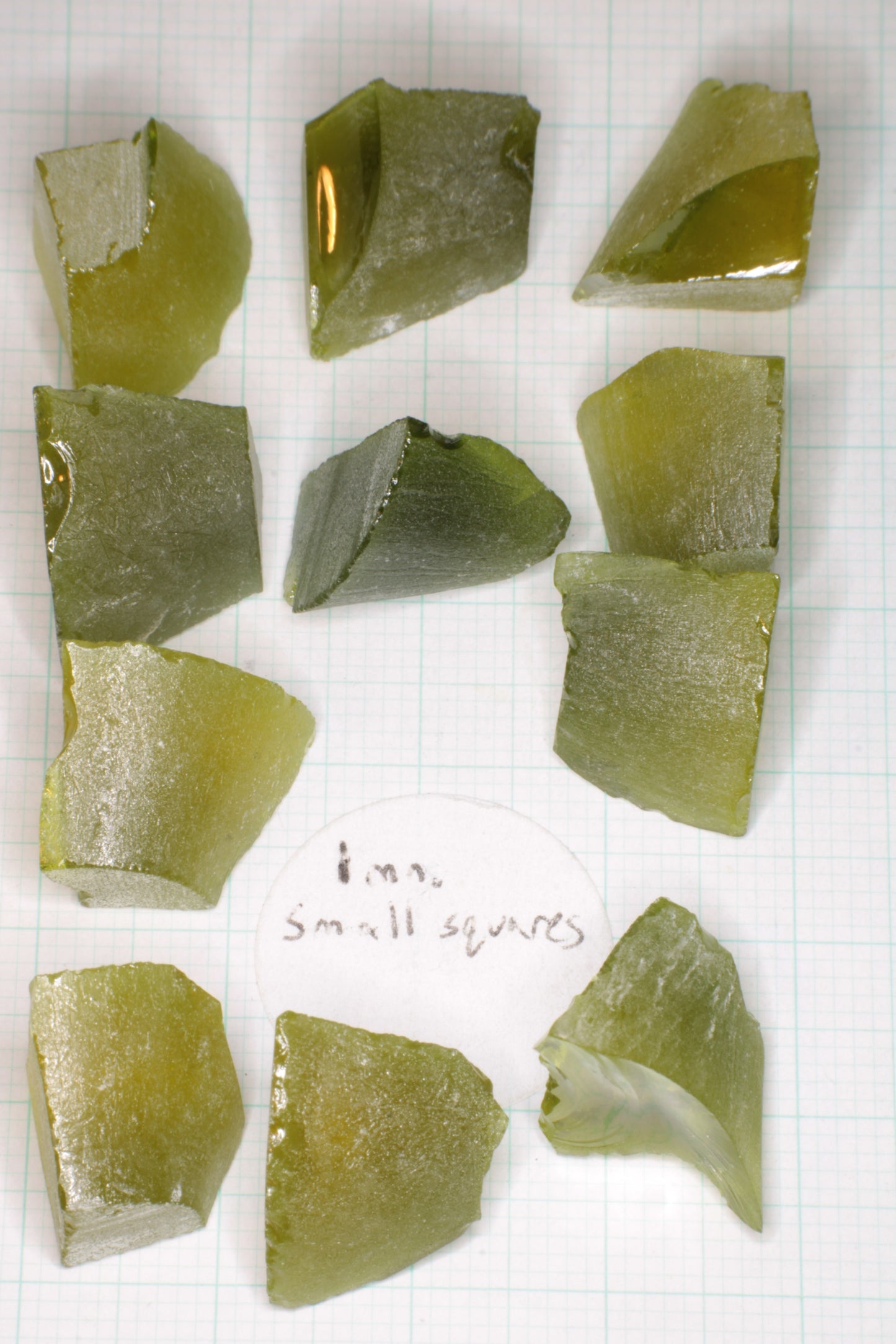 Zombie Garnet, Green Laser Garnet Facet Rough, Ce+?? YAG