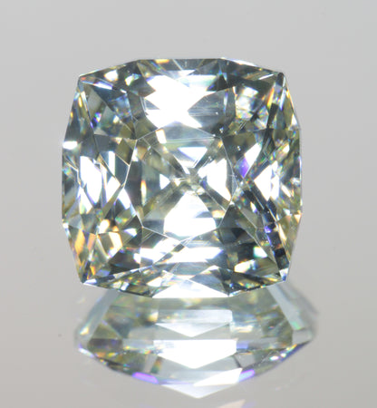 Near-Colorless Moissanite, Light Gold Moissanite Gems