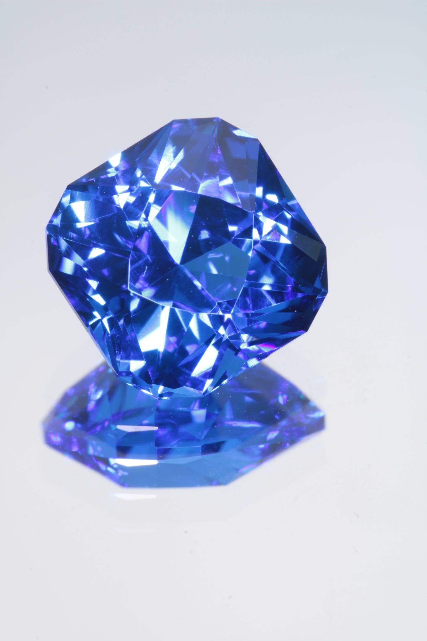 Laser Cobalt Spinel Fancy Cut Gems, Lab Grown Blue Spinel