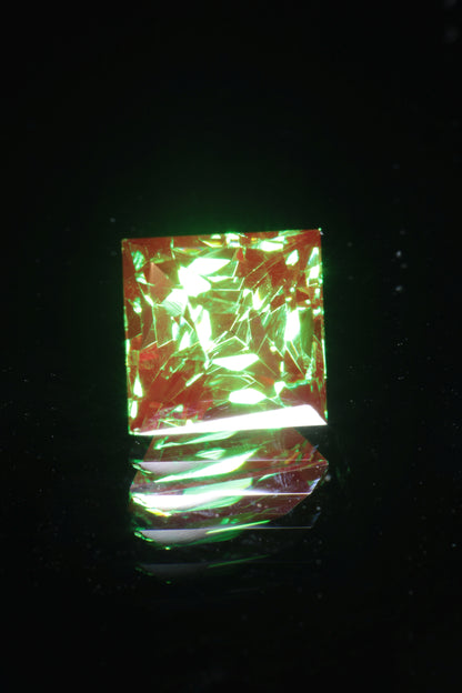 Space Laser Garnet Loose Gems, Fancy Cut Mars Rover Crystal