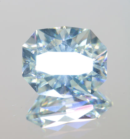 Near-Colorless Moissanite, Light Gold Moissanite Gems