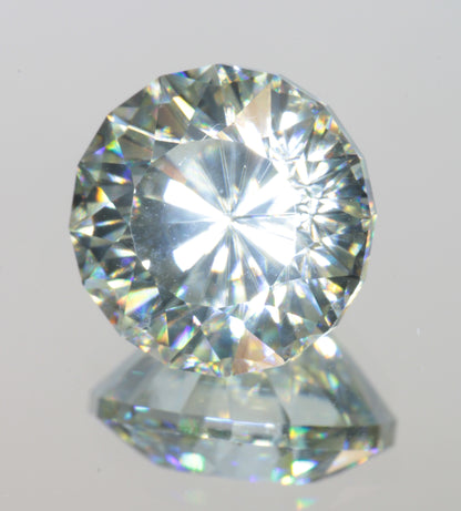 Near-Colorless Moissanite, Light Gold Moissanite Gems