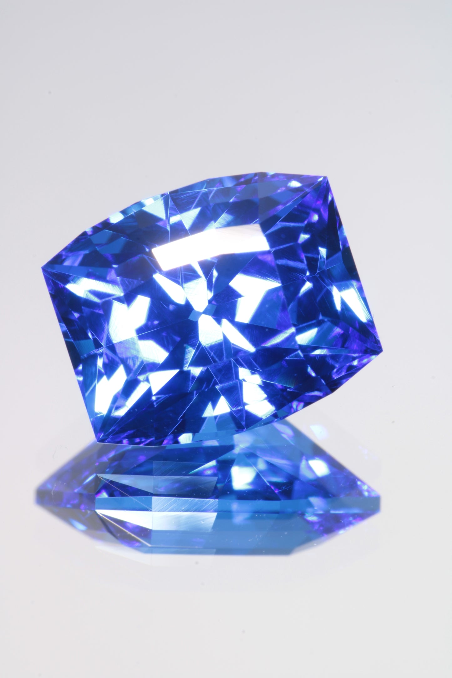 Laser Cobalt Spinel Fancy Cut Gems, Lab Grown Blue Spinel