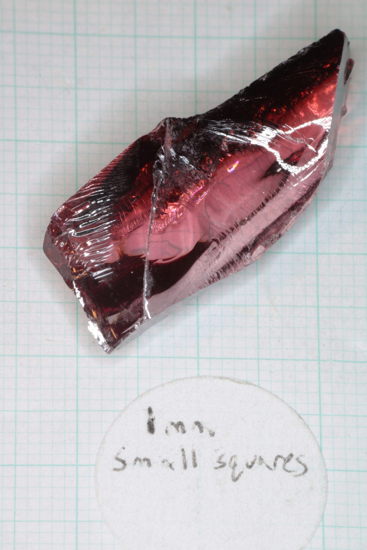 Titanium Laser Sapphire Facet Rough Lab Created Crystals