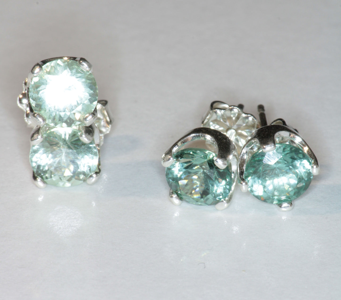 Green Sapphire Earrings