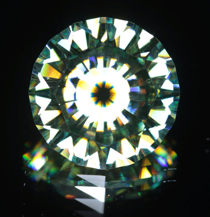 The Gaze, Eye Cut Moissanite for Look Outside, 10ct