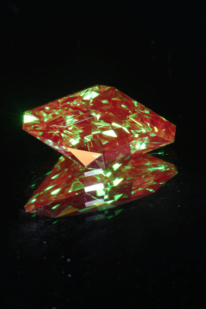 Space Laser Garnet Loose Gems, Fancy Cut Mars Rover Crystal