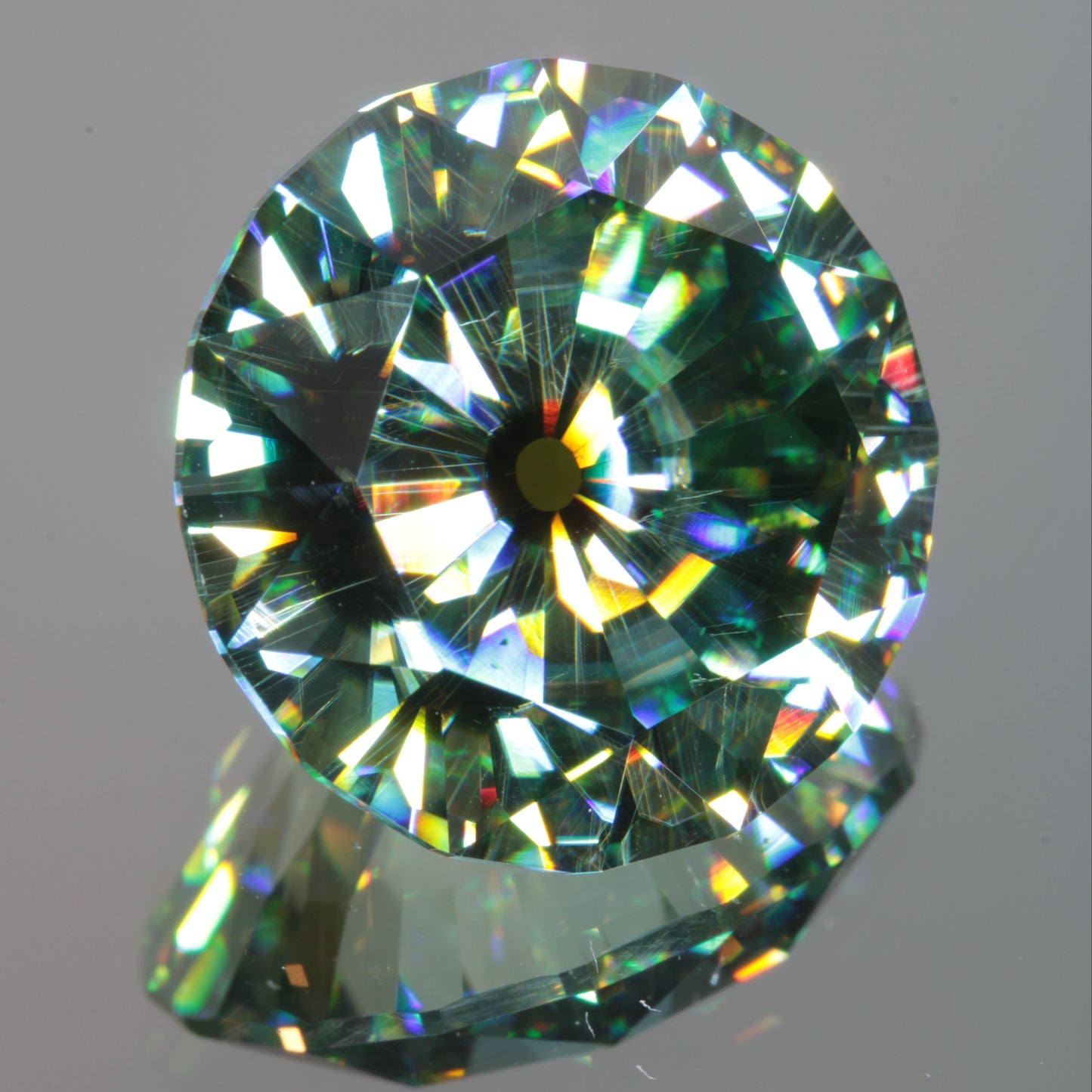 The Gaze, Eye Cut Moissanite for Look Outside, 10ct