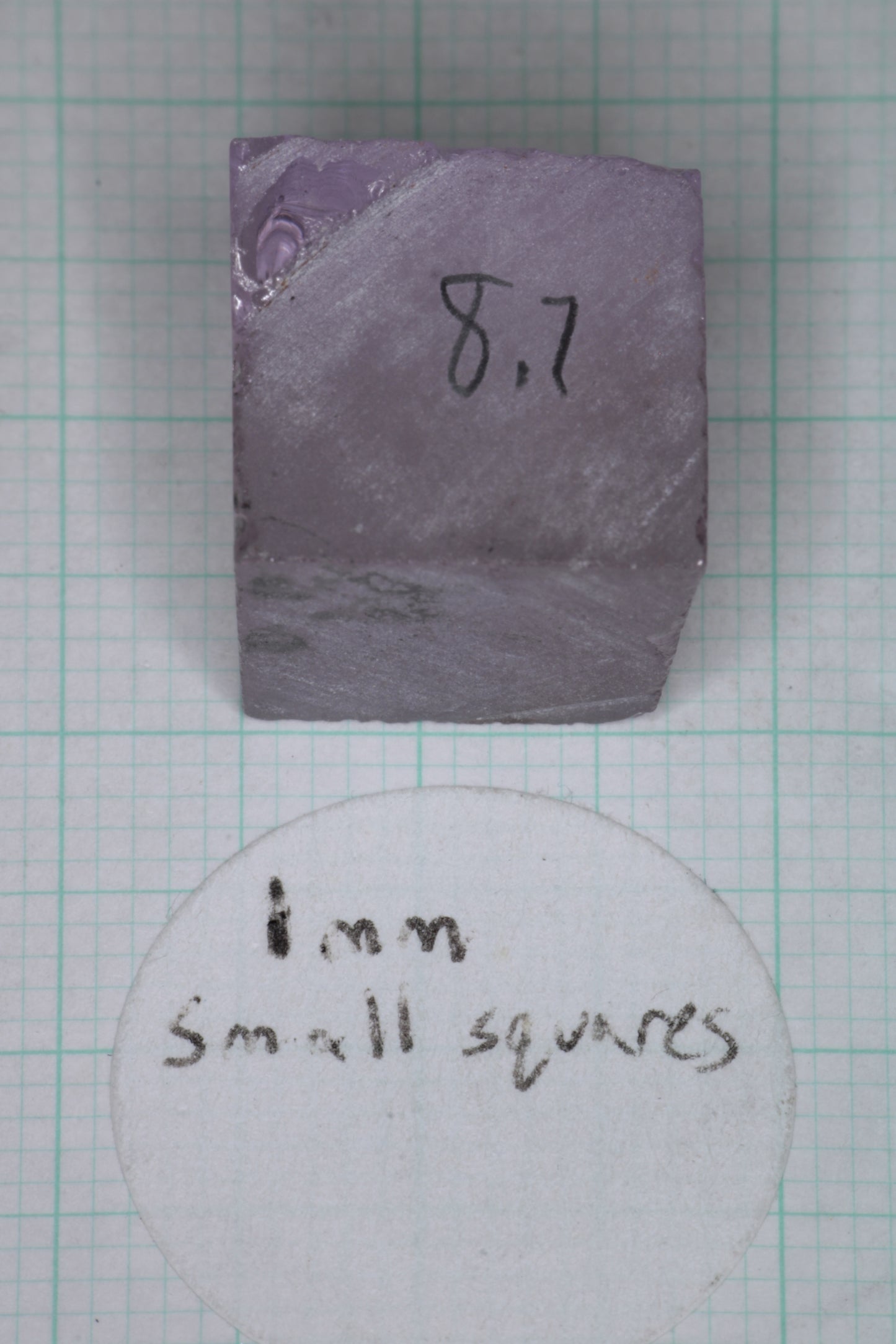 Pink Laser Garnet Facet Rough, Nd+Ce YAG
