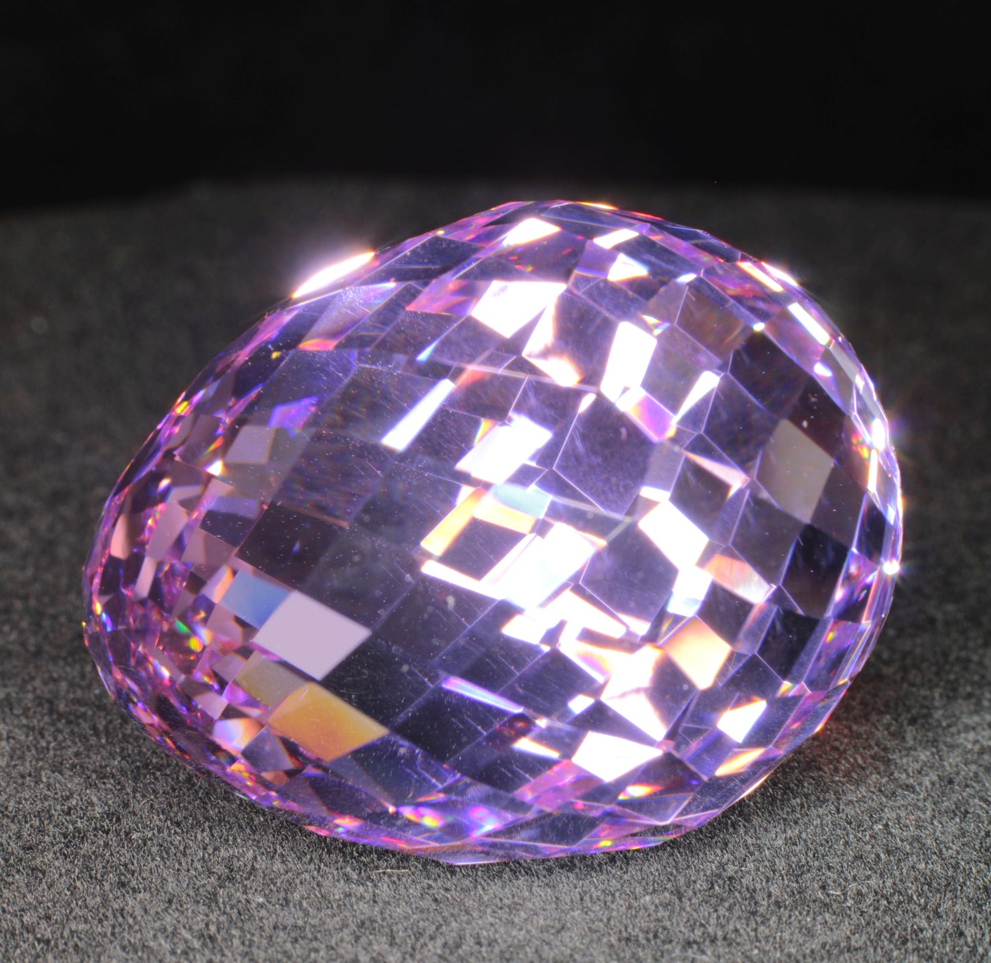 Gemstone Eggs, Faceted Garnet Sapphire Perovskite Lab Crystals