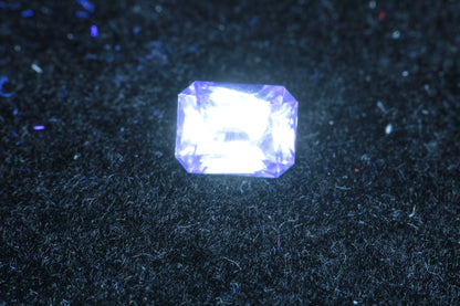 LYSO Faceted Loose Gems Blue Fluorescent Scintillator