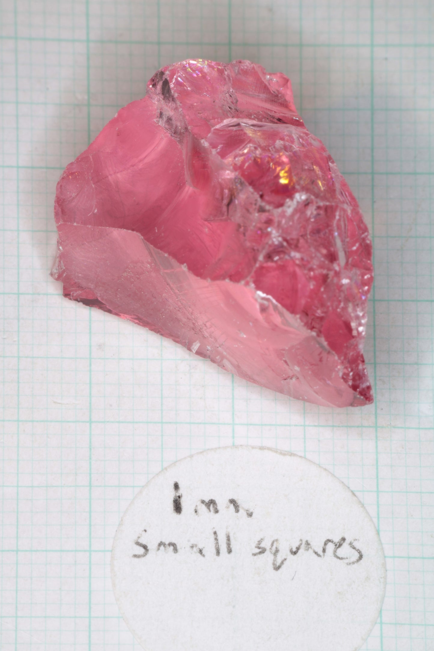 Titanium Laser Sapphire Facet Rough Lab Created Crystals