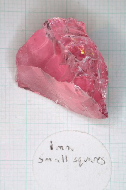 Titanium Laser Sapphire Facet Rough Lab Created Crystals