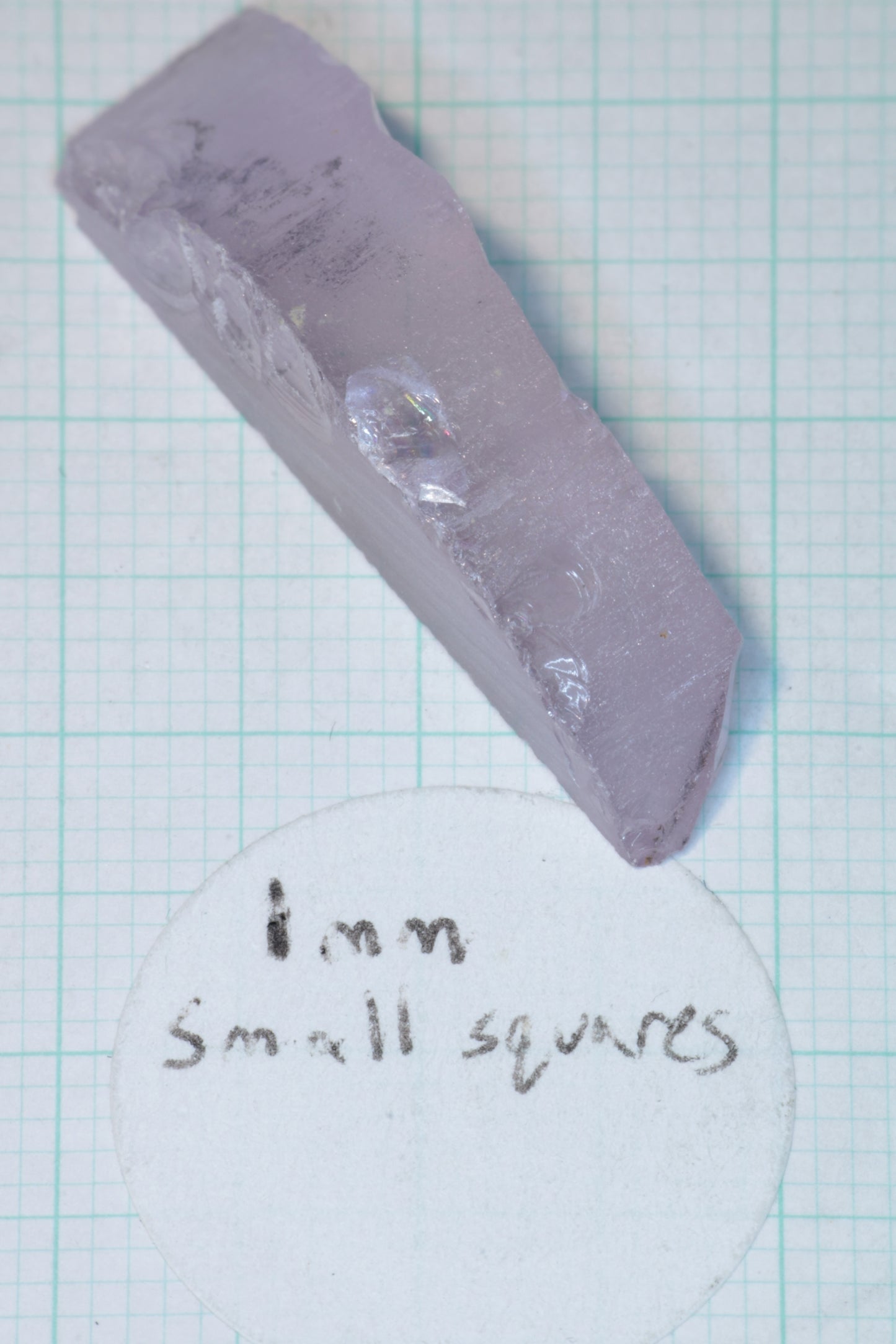 Pink Laser Garnet Facet Rough, Nd+Ce YAG