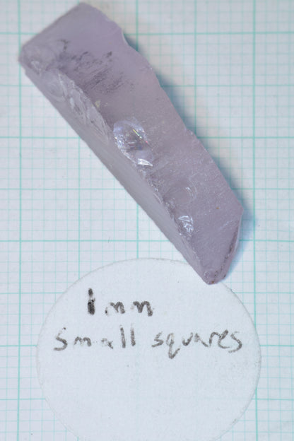 Pink Laser Garnet Facet Rough, Nd+Ce YAG
