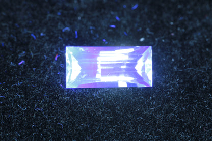 LYSO Faceted Loose Gems Blue Fluorescent Scintillator