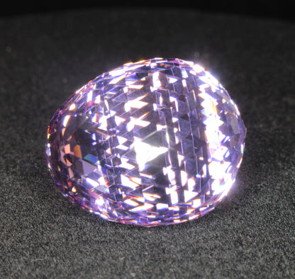 Gemstone Eggs, Faceted Garnet Sapphire Perovskite Lab Crystals