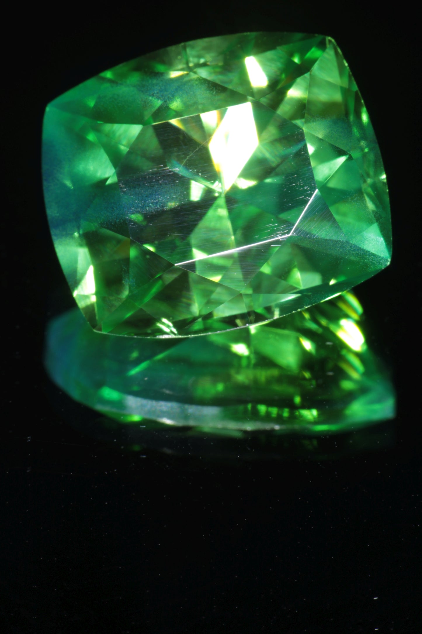 Fancy Lab Sapphire Loose Stones, Green Purple and Color Change Flame Fusion