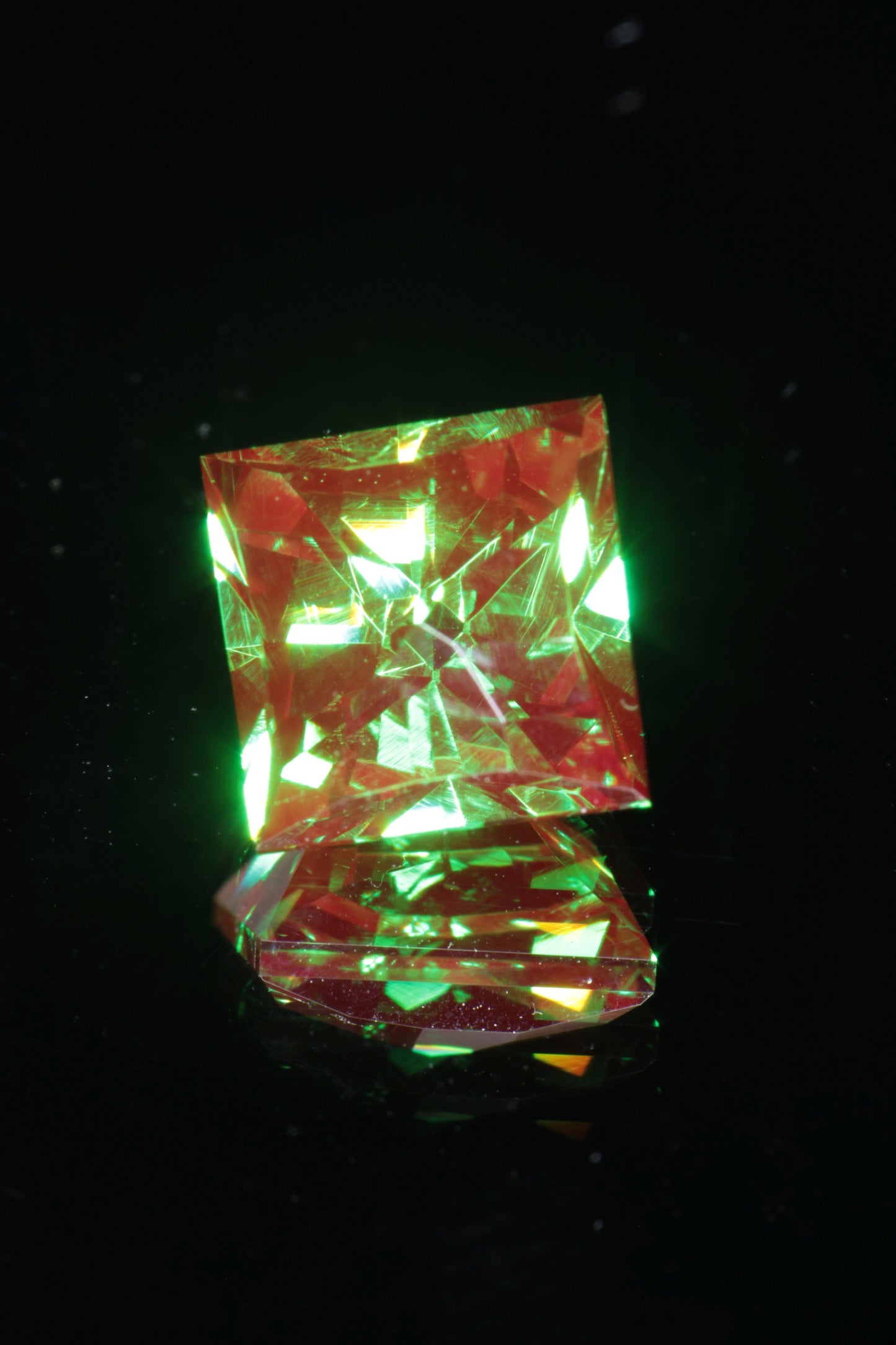 Space Laser Garnet Loose Gems, Fancy Cut Mars Rover Crystal