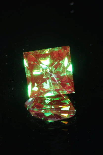 Space Laser Garnet Loose Gems, Fancy Cut Mars Rover Crystal