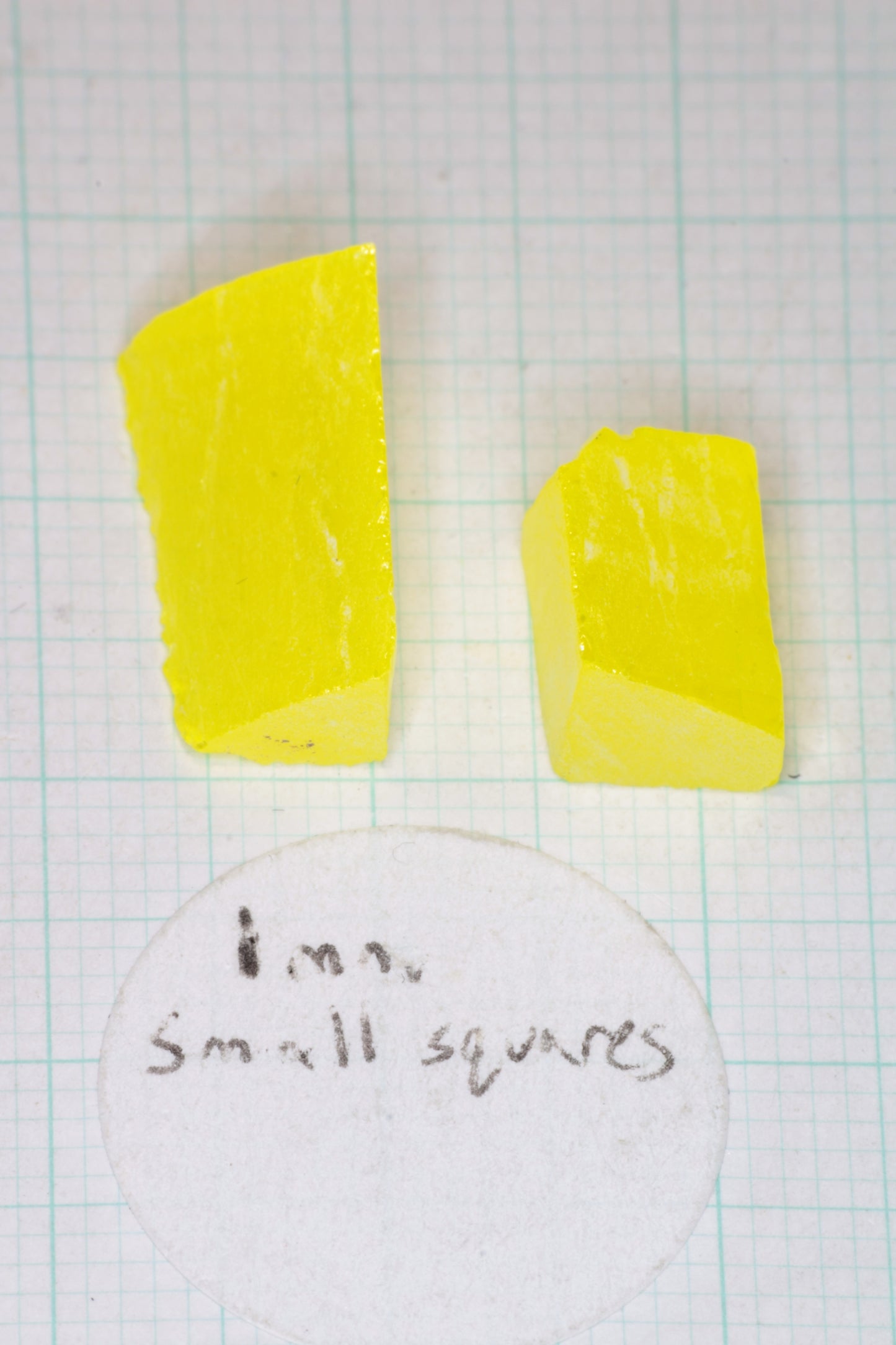 Cerium YAG Facet Rough, Vivid Yellow Lab Garnet