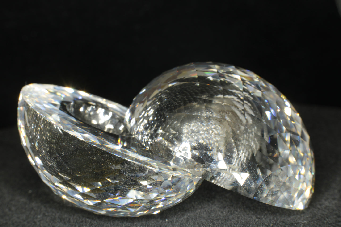 Gemstone Eggs, Faceted Garnet Sapphire Perovskite Lab Crystals