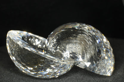 Gemstone Eggs, Faceted Garnet Sapphire Perovskite Lab Crystals