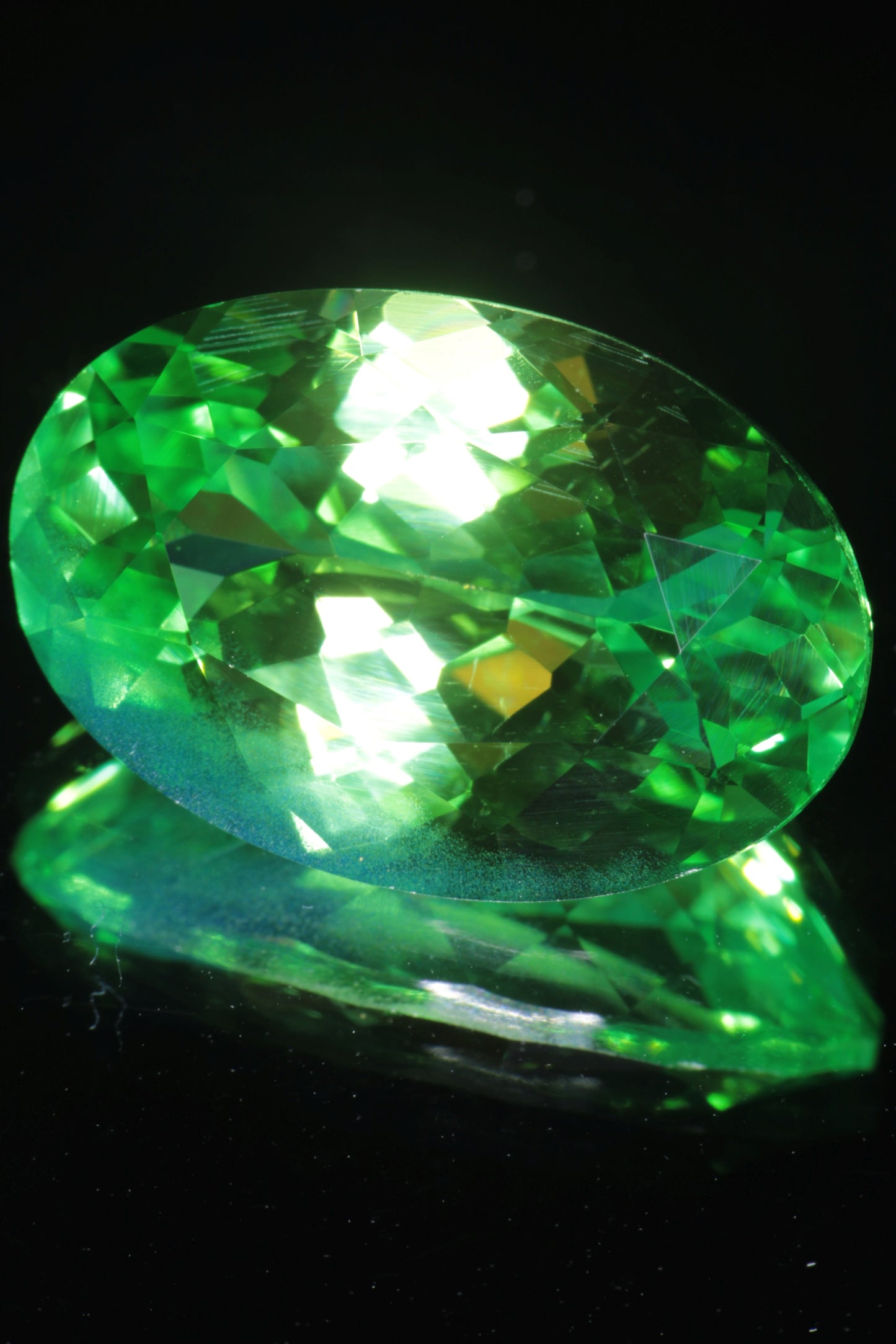 Fancy Lab Sapphire Loose Stones, Green Purple and Color Change Flame Fusion