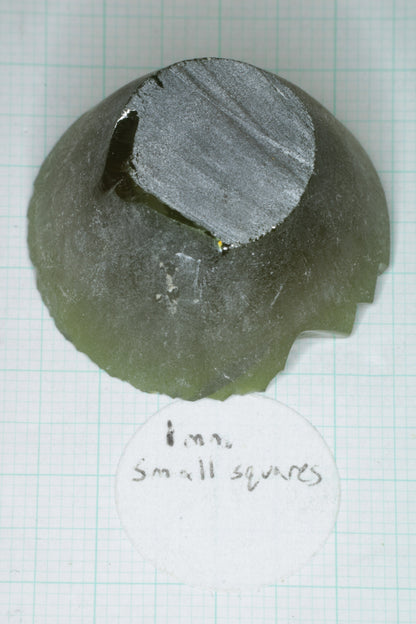 Zombie Garnet, Green Laser Garnet Facet Rough, Ce+?? YAG