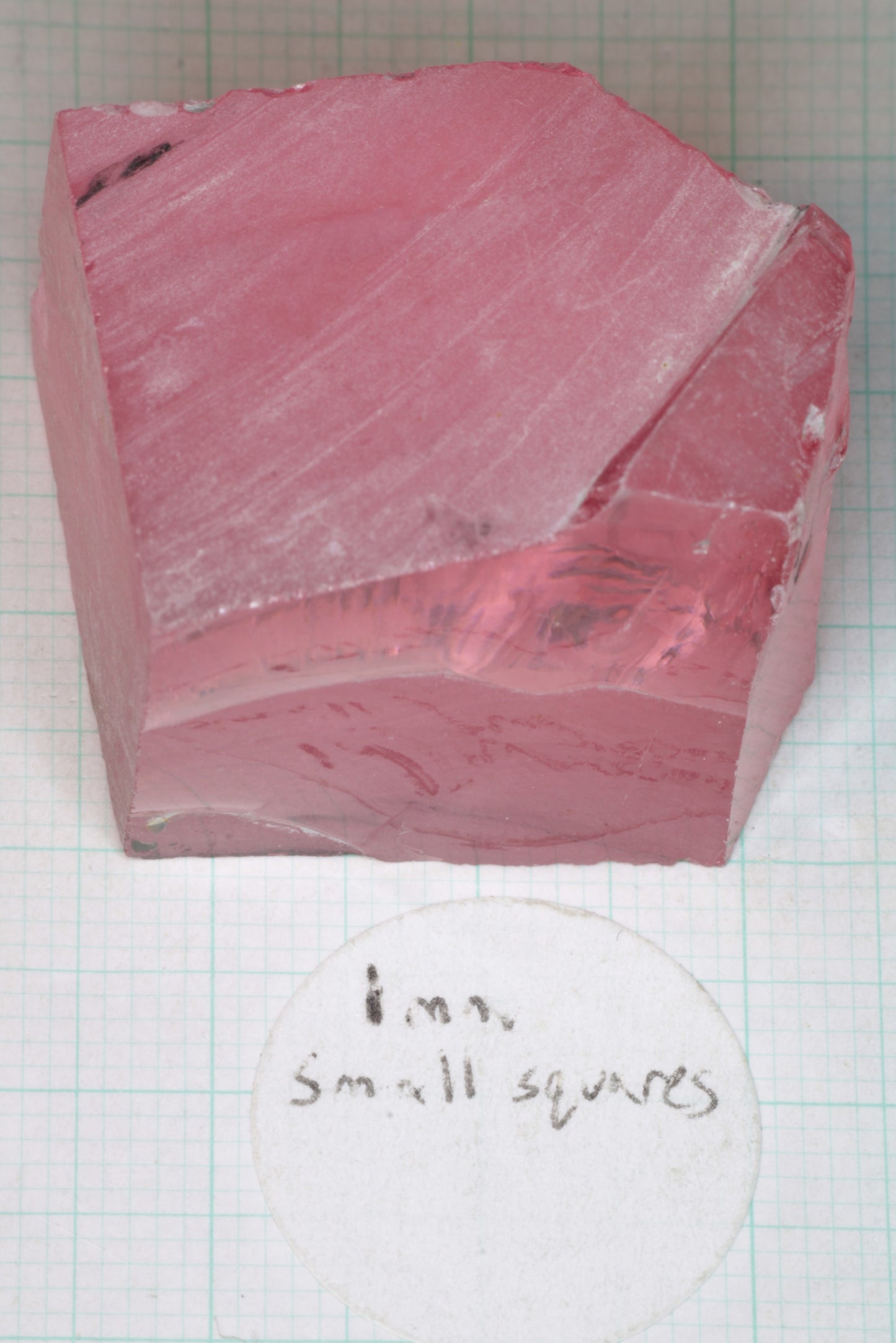 Titanium Laser Sapphire Facet Rough Lab Created Crystals