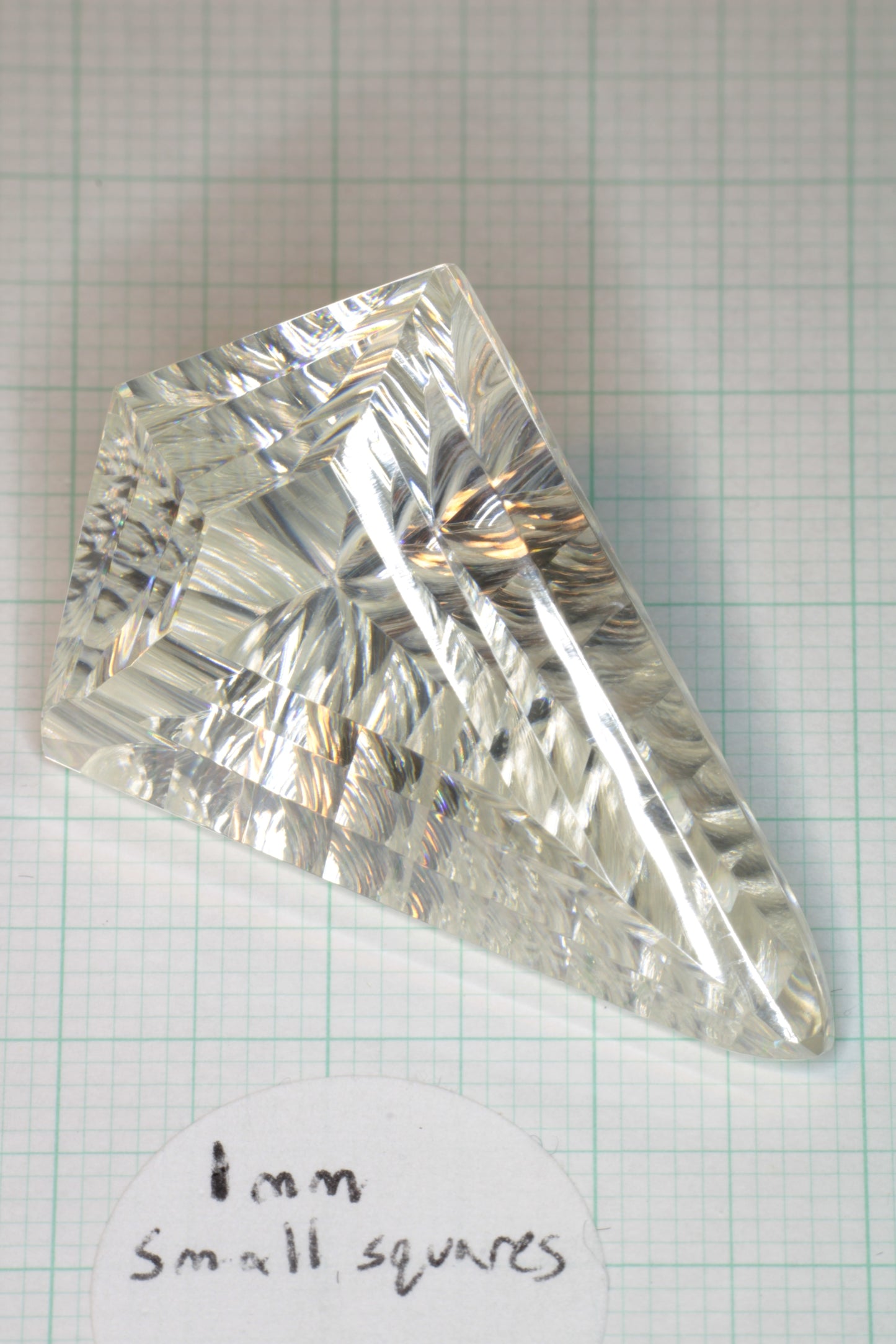 Lithium Niobate Fantasy Cut Stones, Lab Created Gem of Science