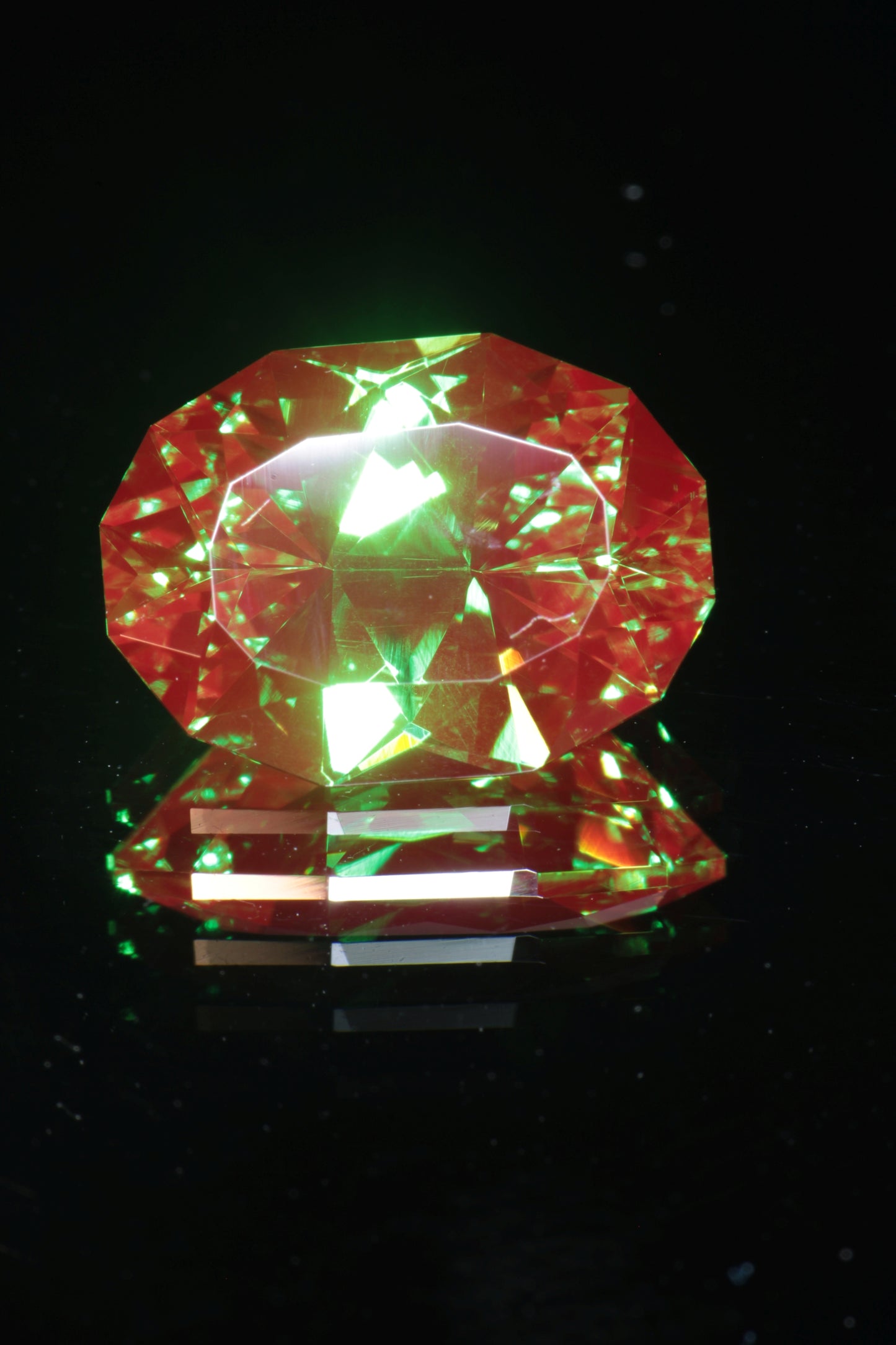 Space Laser Garnet Loose Gems, Fancy Cut Mars Rover Crystal