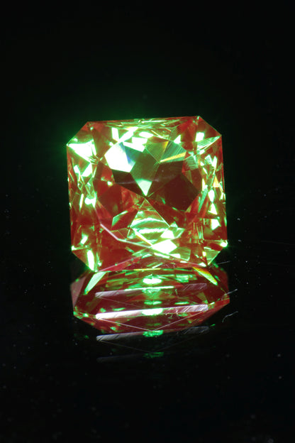 Space Laser Garnet Loose Gems, Fancy Cut Mars Rover Crystal